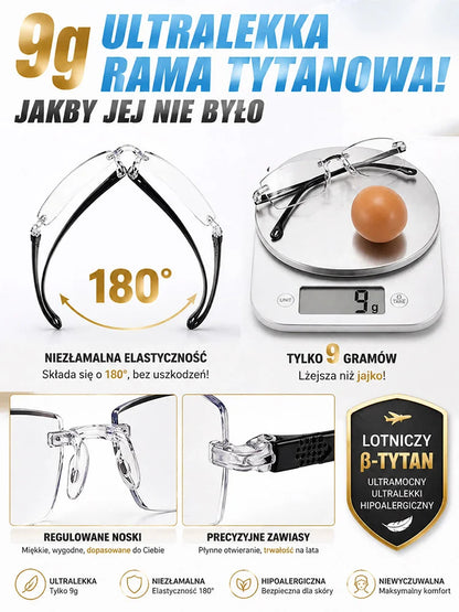 Fotochromowe Okulary do Czytania - Anti Blue